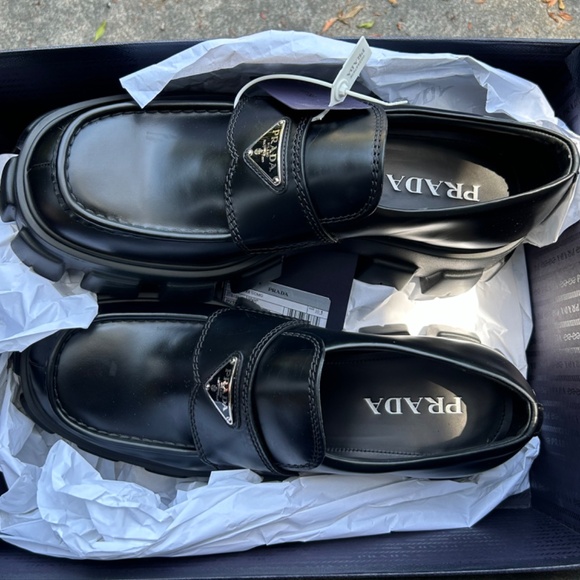 Prada Monolith Loafers - Picture 3 of 4